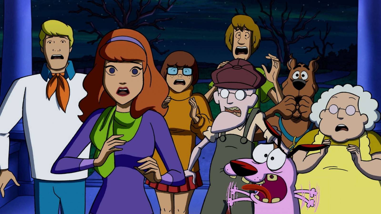 Mira el primer avance del crossover de Scooby-Doo y Coraje, el Perro Cobarde