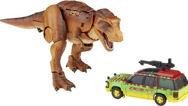 Transformers y Jurassic Park anuncian colaboración en un nuevo set de figuras coleccionables. 1