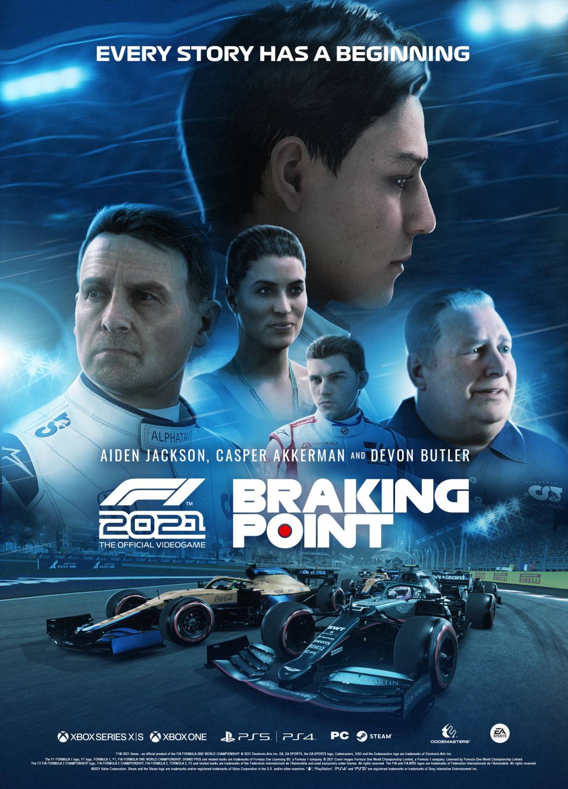 F1 2021 muestra los primeros detalles de Breaking Point