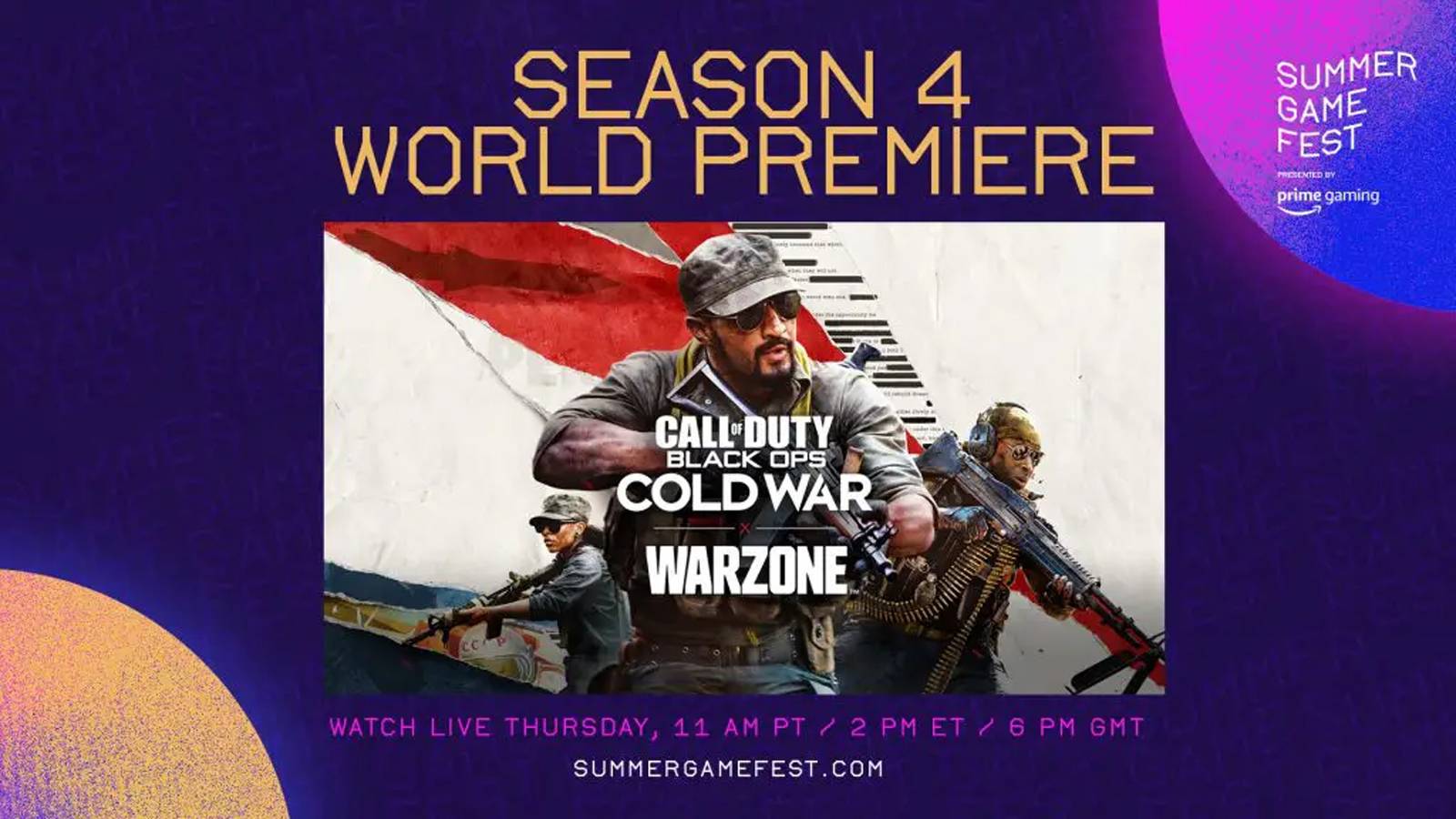 Call of Duty Cold War y Warzone presentan trailer de la temporada 4 durante el Summer Game Fest