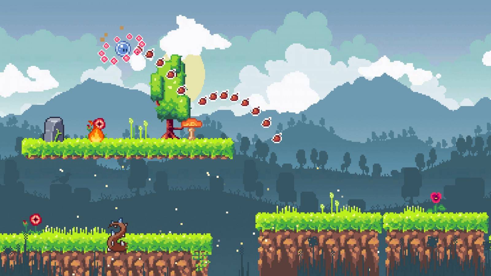 Blon: Un lindo juego de plataformas en 2D con pixel art