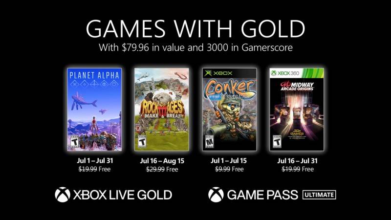 Xbox Live Gold Julio 2021