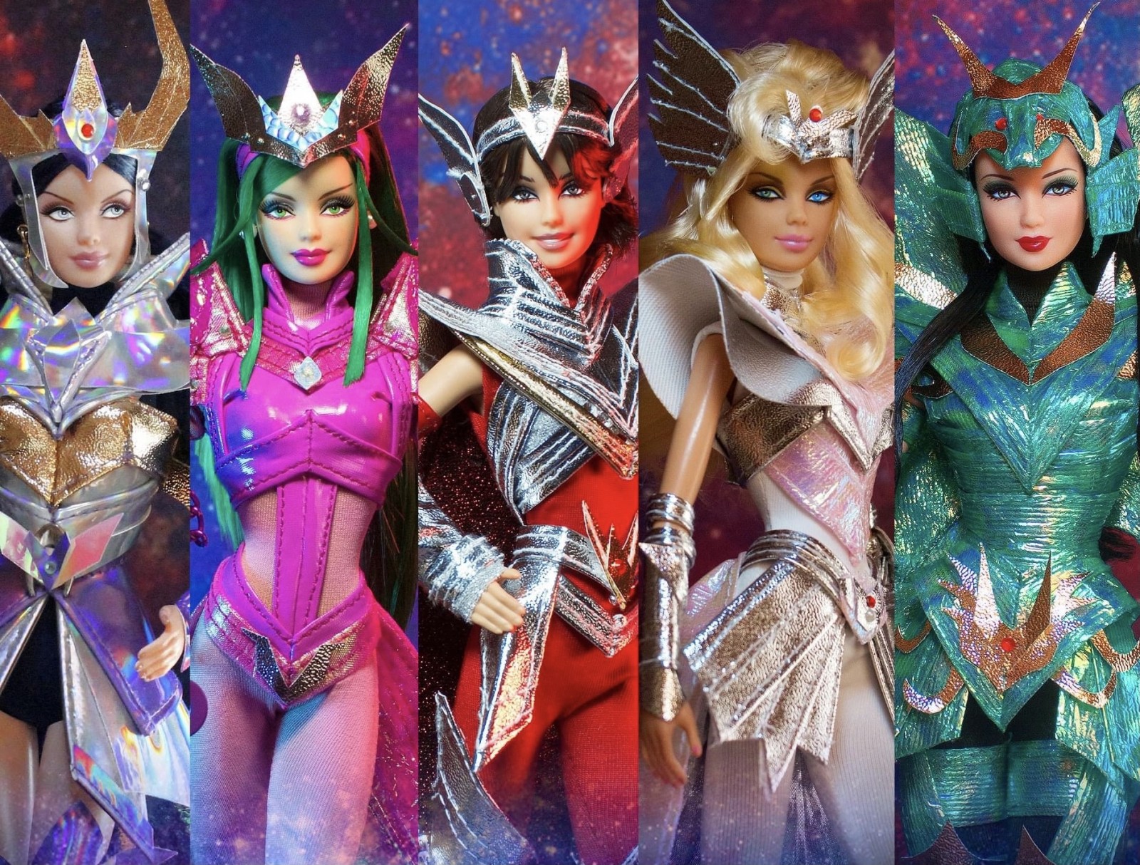 ¿Qué pasa si mezclamos Saint Seiya con Barbie? ¡Algo épico!