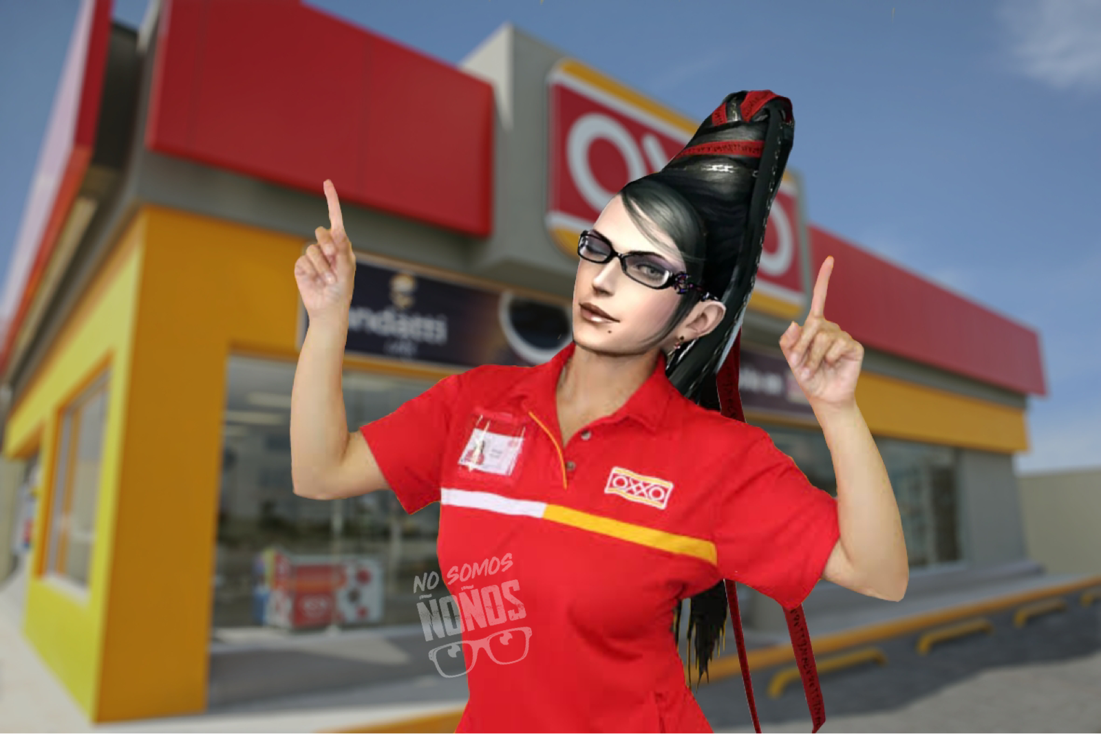 La ‘Bayonetta del Oxxo’ se vuelve viral