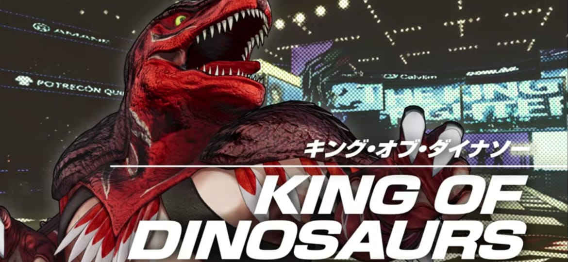 king of dinosaurs, the king of fighters XV