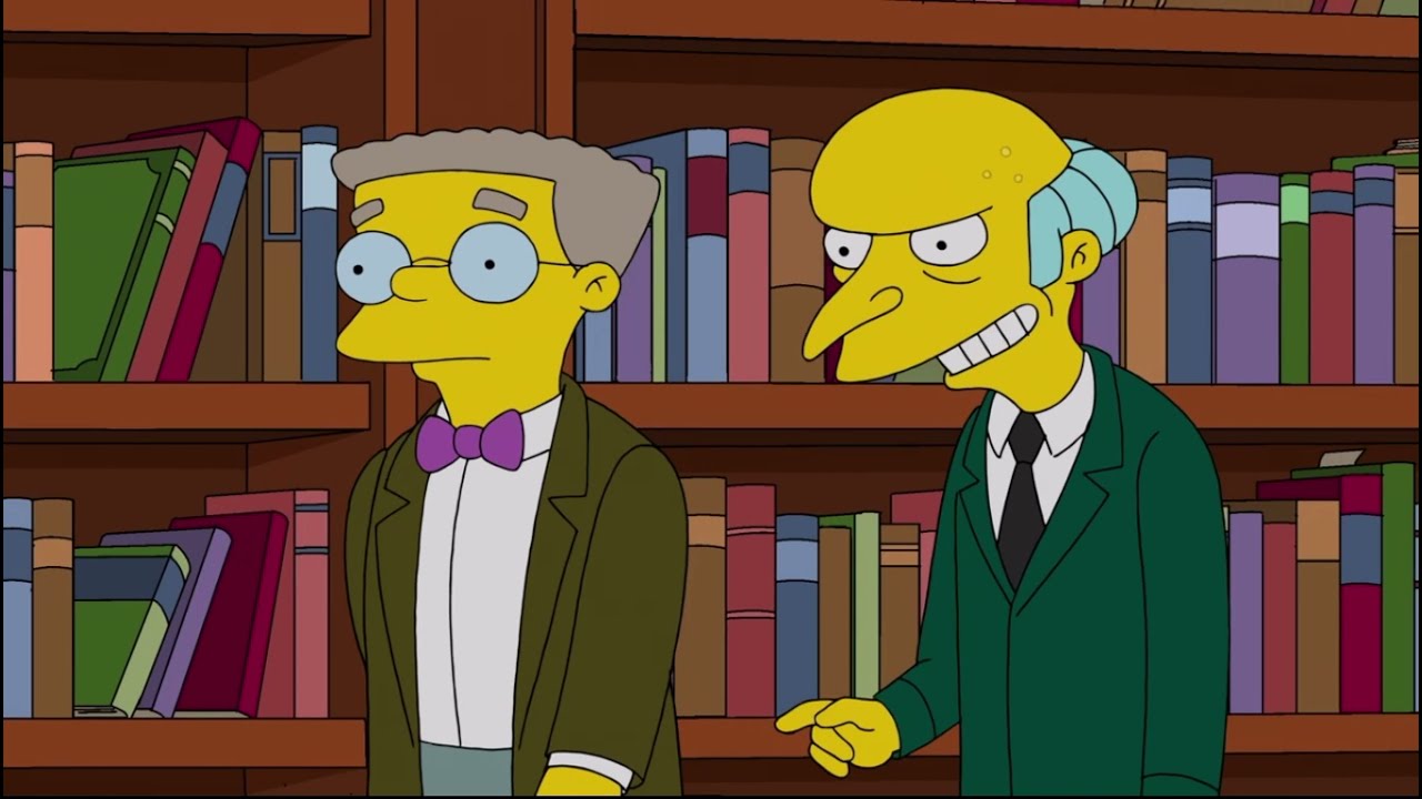 Vuelven las voces de antaño del Señor Burns y Smithers a Los Simpson