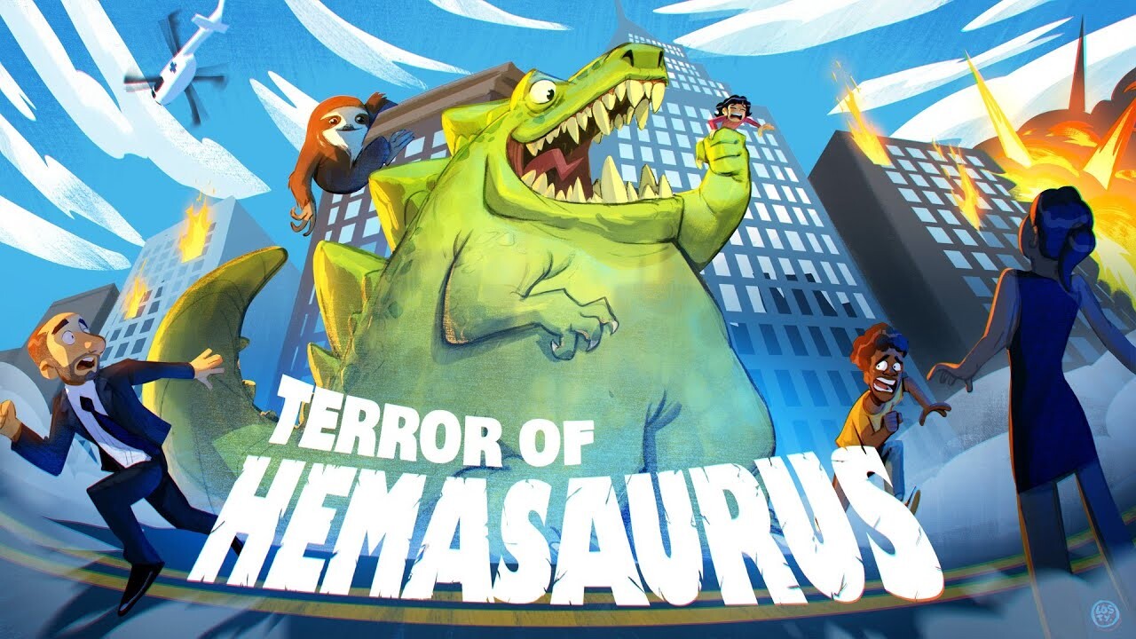 Terror of Hemasaurus: Kaijus lindos y pixelados aterrorizan la ciudad