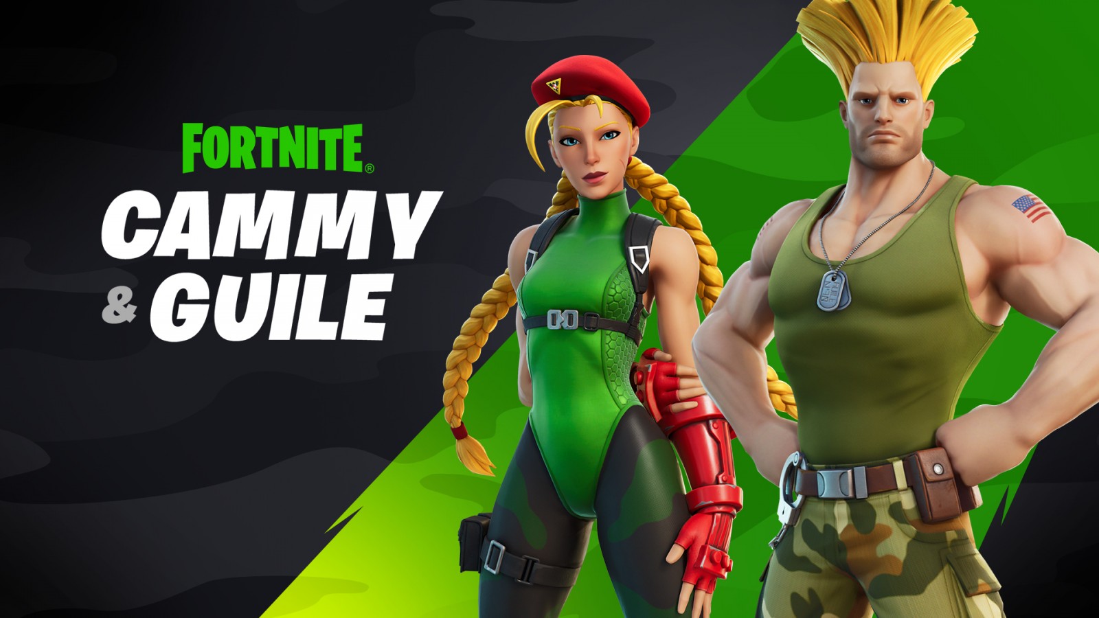 Street Fighter X Fortnite CAmmy Guile