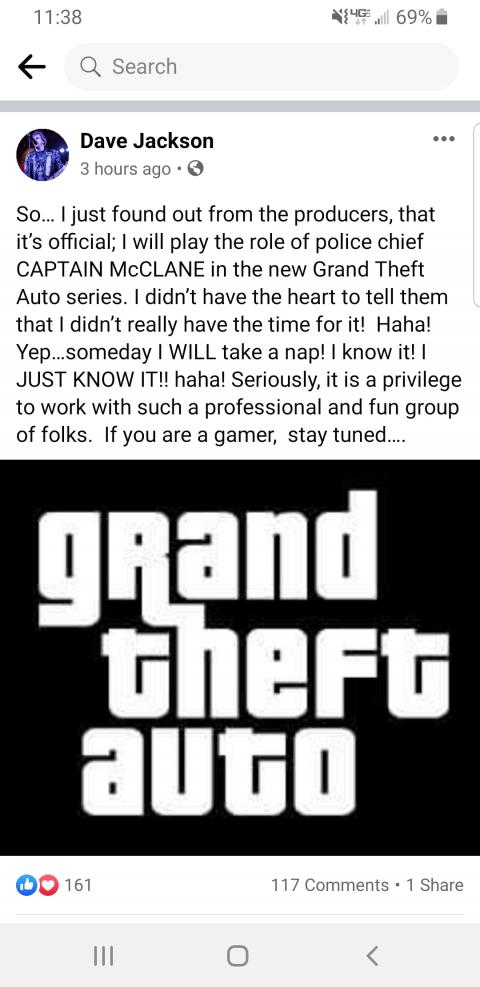 ¿GTA VI en camino? Actor de voz dice estar trabajando en un nuevo Grand Theft Auto 1