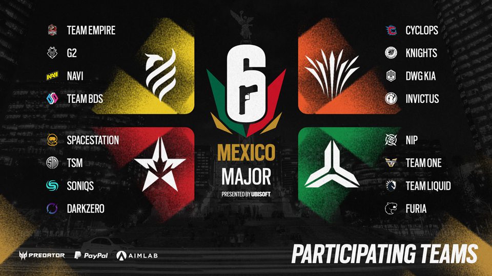 El 'Six México Major' de Tom Clancy’s Rainbow Six Siege inicia el 16 de agosto 1