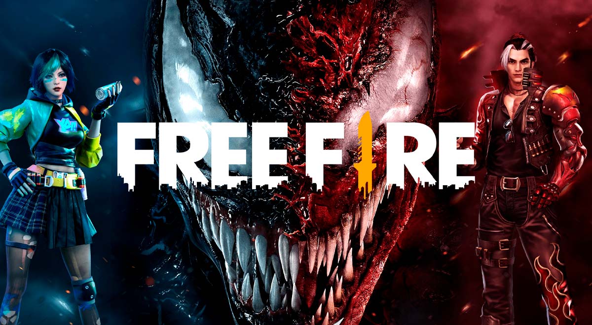 Free Fire anuncia colaboración con Venom: Carnage Liberado