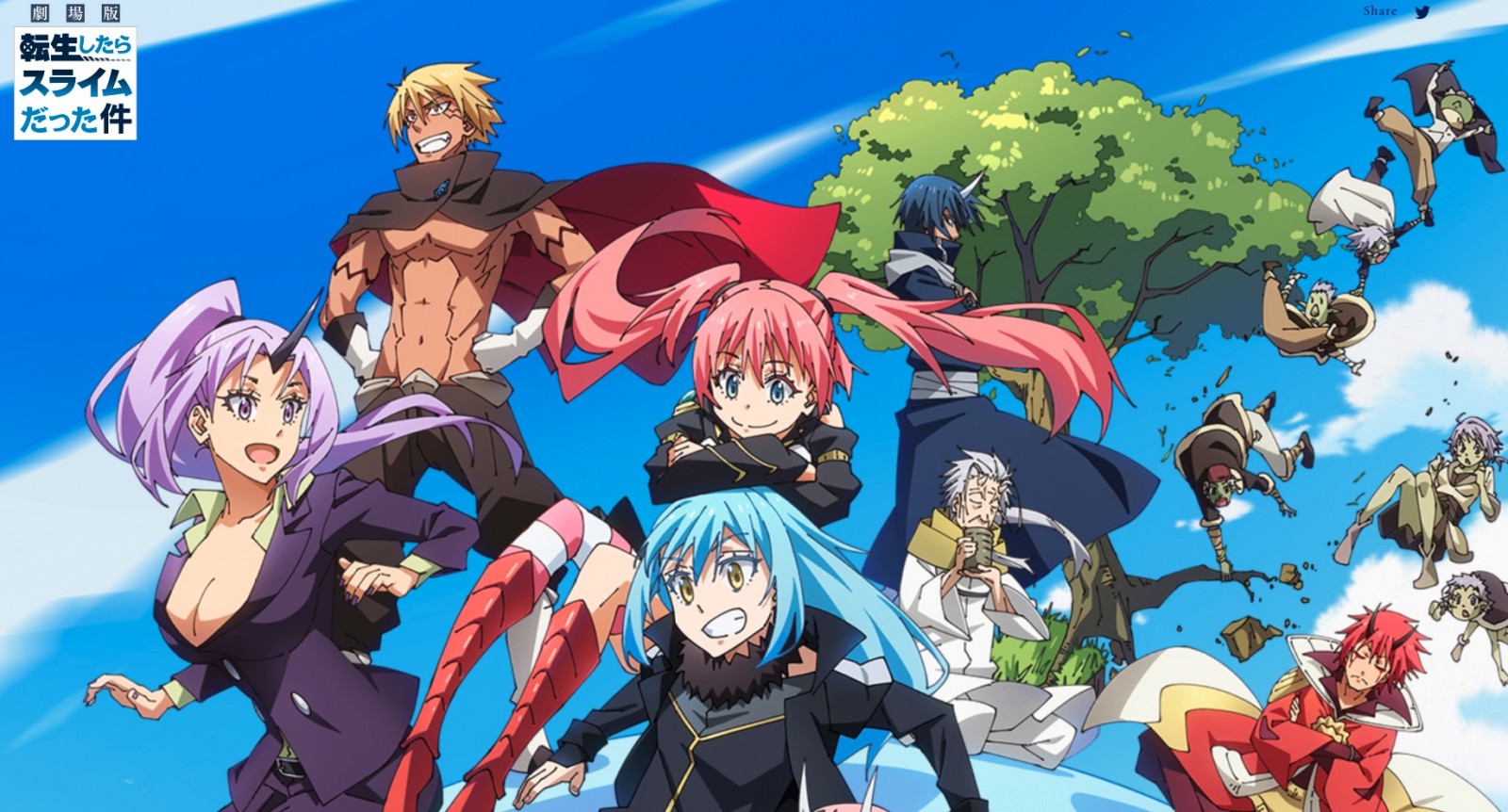 That Time I Got Reincarnated as a Slime anuncia película para 2022