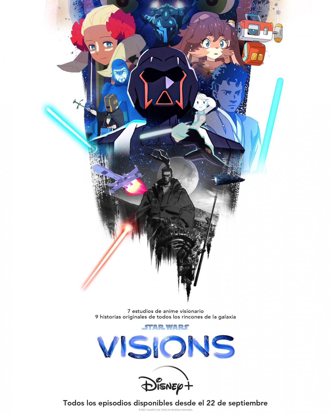 Star Wars: Visions presenta imagen de sus principales protagonistas 1