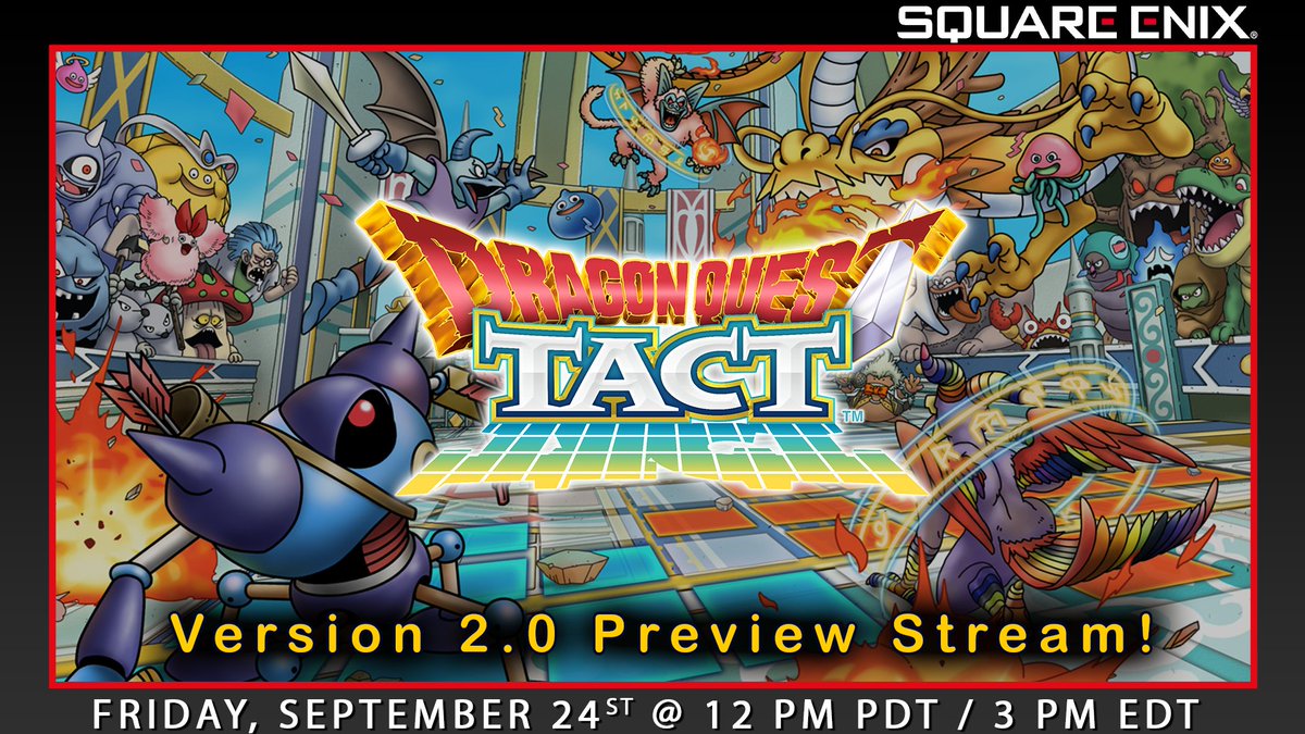 Dragon Quest Tact anuncia la colaboración con Dragon Quest VII para celebrar la versión 2.0 del juego de móviles.