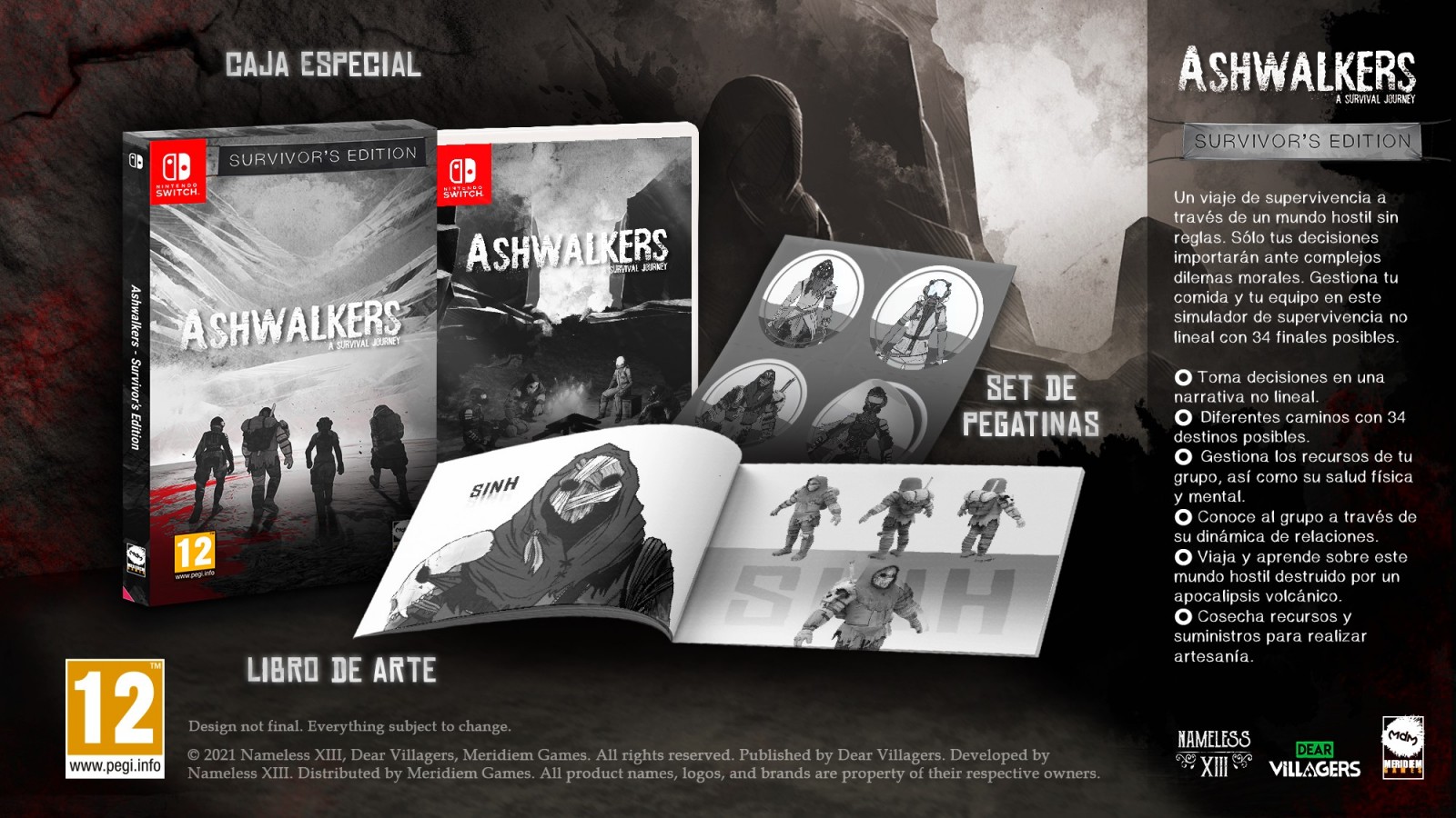 Meridiem Games anuncia una edición especial de Ashwalkers para Nintendo Switch