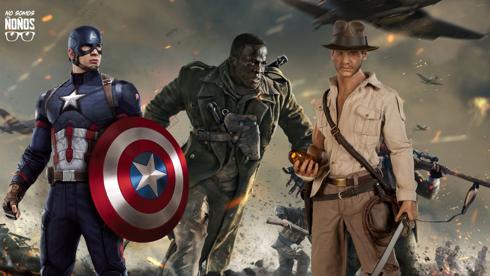 Captain America, Indiana Jones, Call of Duty Vanguard