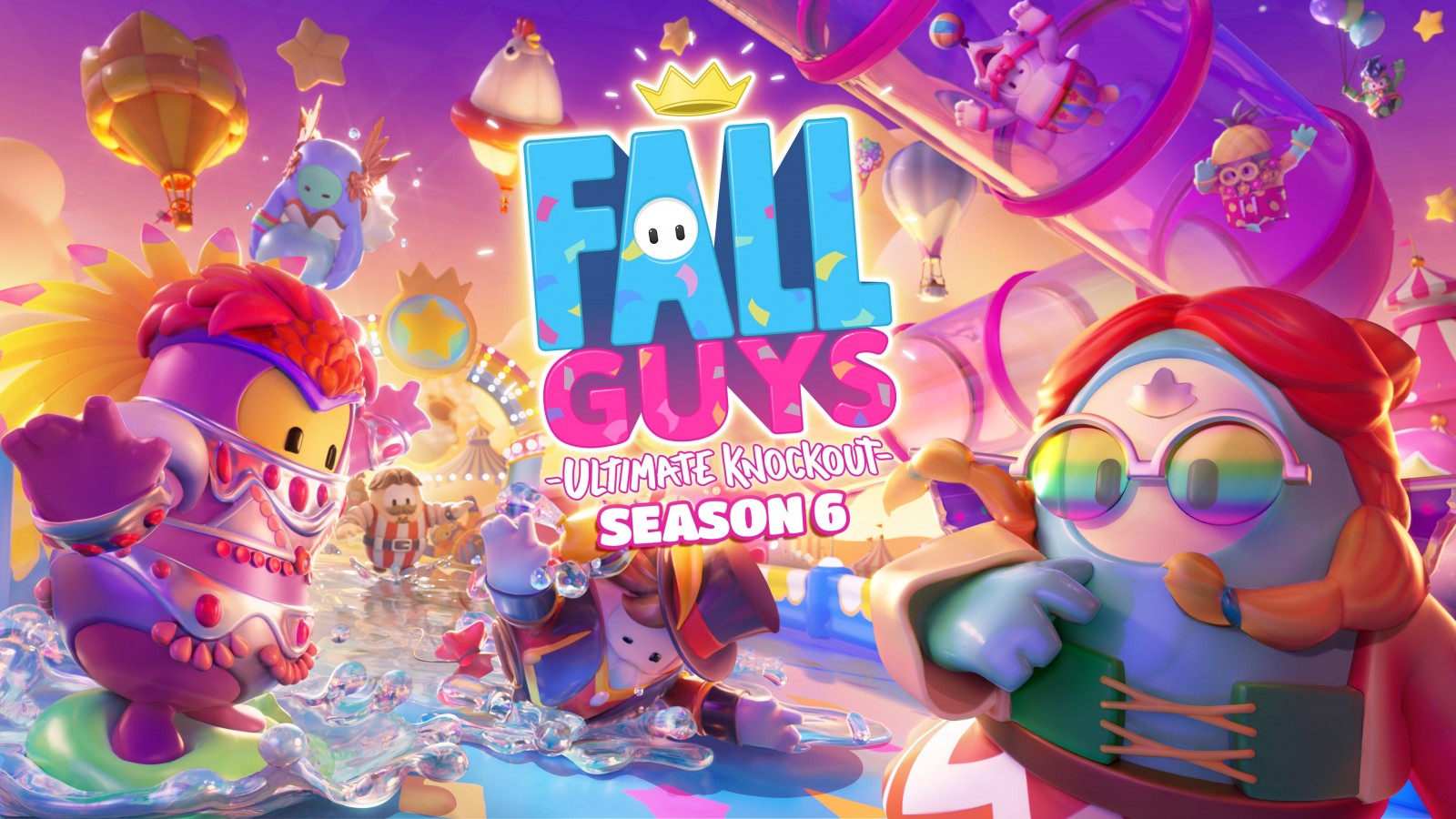 ¡Fall Guys te invita a celebrar la llegada de su Temporada 6!