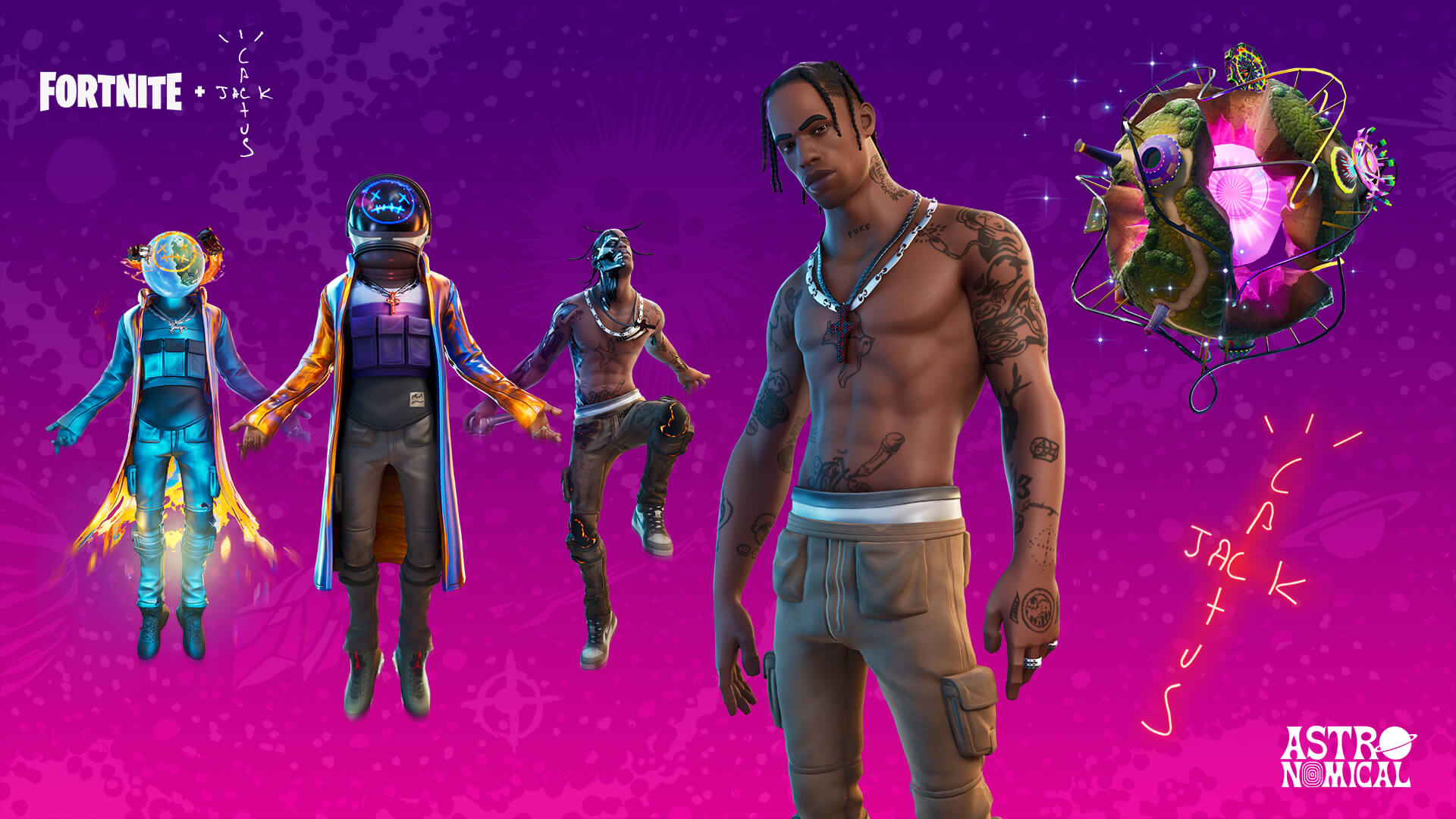 Retiran objetos de Travis Scott en Fortnite tras la tragedia ocurrida durante su concierto