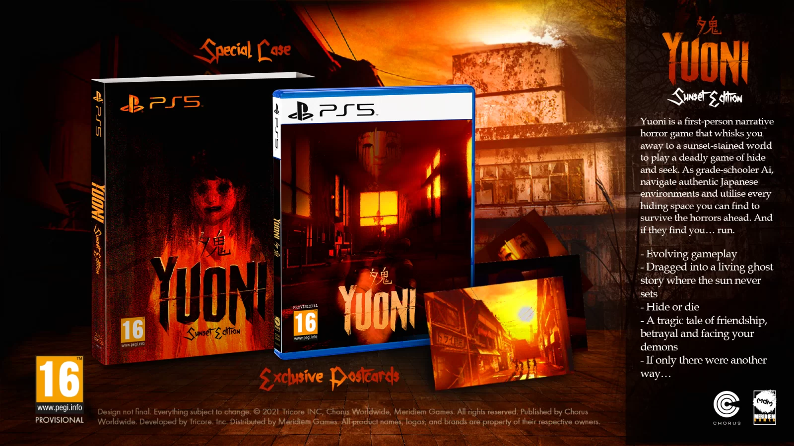 Yuoni: Tricore Inc anuncia la edición “Sunset Edition” la cual incluye el juego físico y una caja edición especial 1