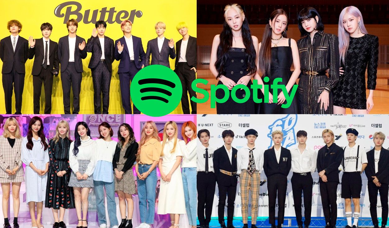 Spotify revela quienes son los artistas y grupos de kpop más escuchados del 2021.