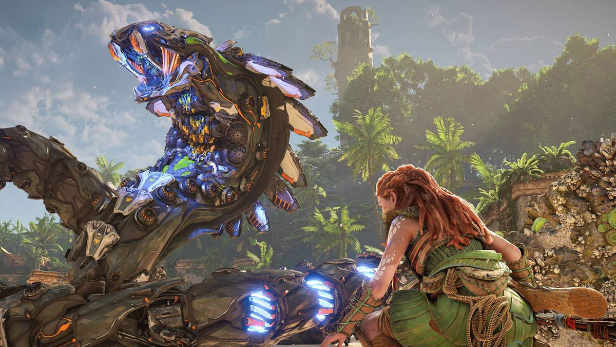 Presentan uno de los inmensos enemigos de Aloy en Horizon Forbidden West