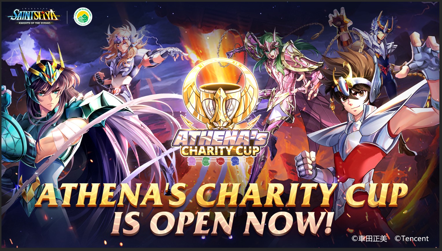 Los jugadores de Saint Seiya Awakening: Knights of the Zodiac competirán en una partida benéfica para recaudar dinero para los jóvenes con cáncer