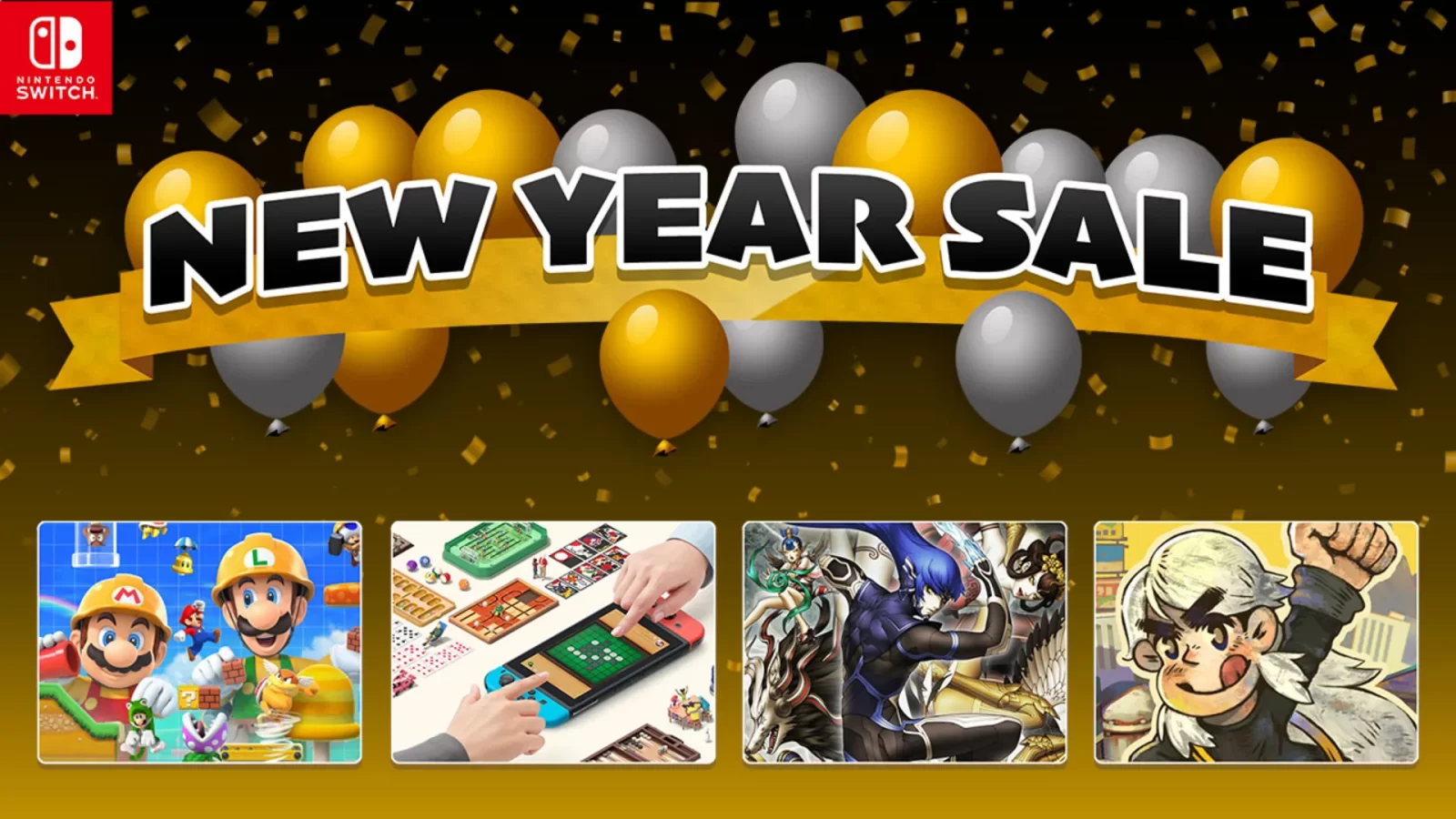 Conoce los descuentos en juegos de Bandai Namco en la Nintendo New Year Sale