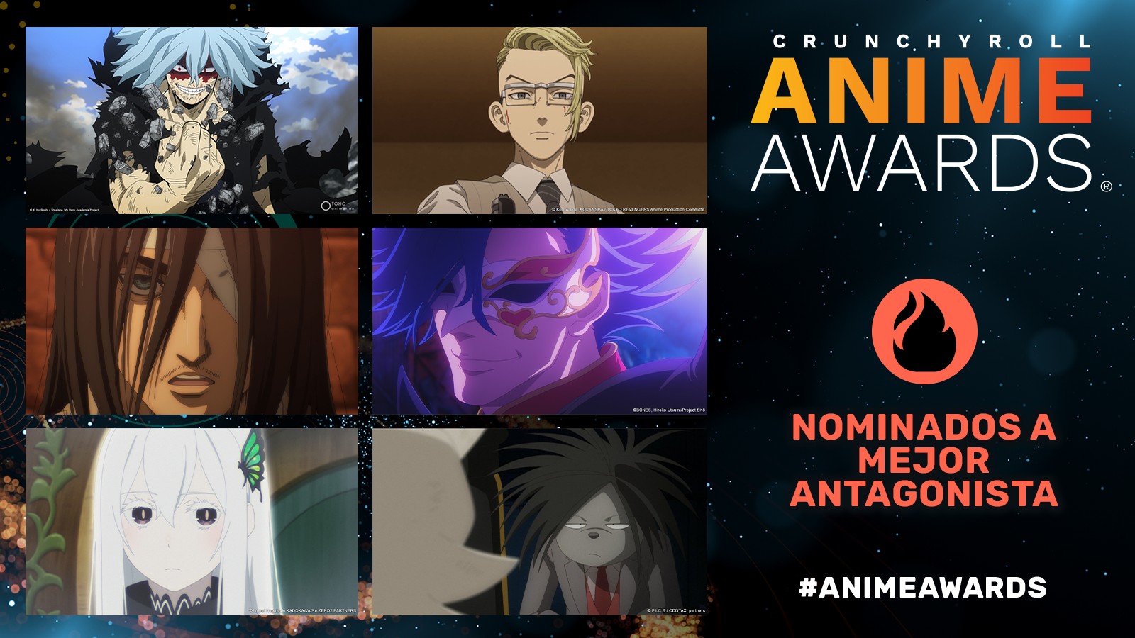 Crunchyroll anuncia las nominaciones para los Anime Awards 2022 1