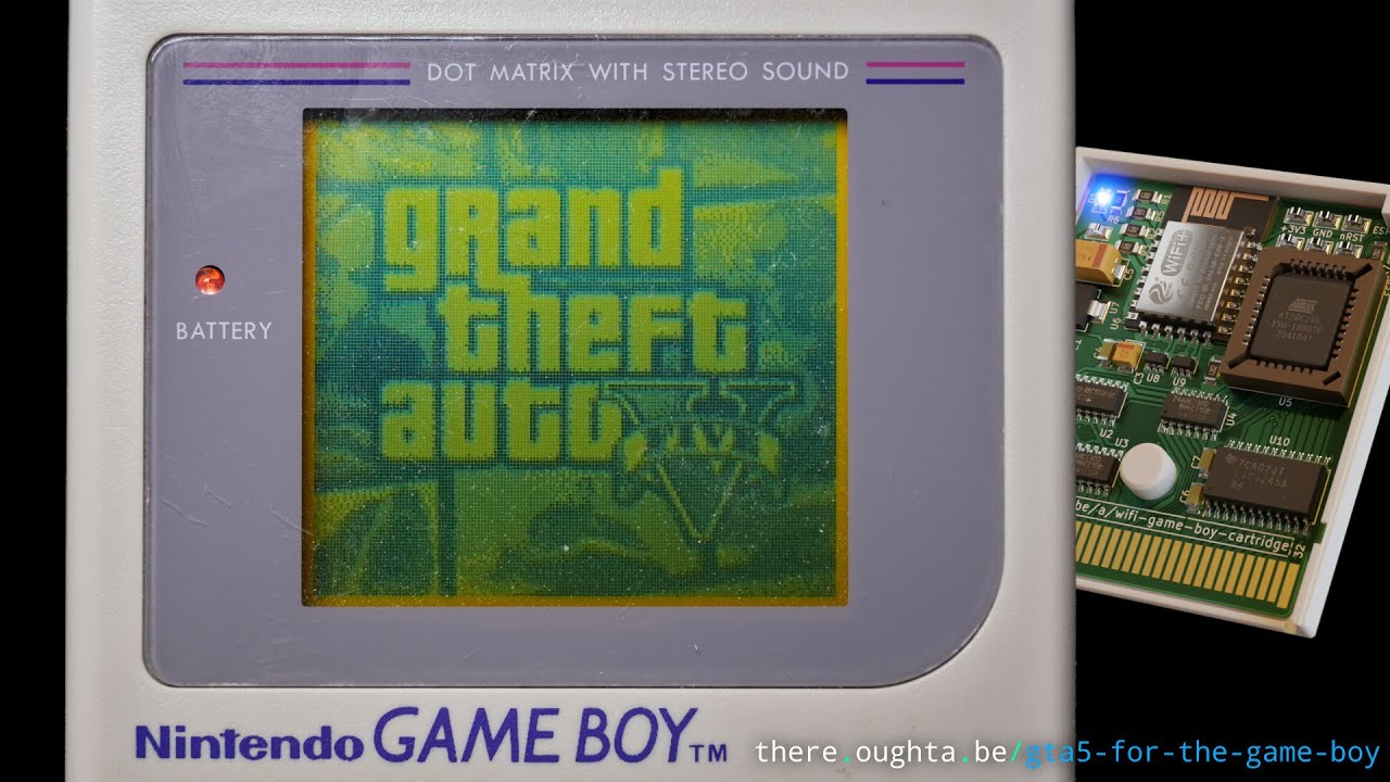 ¿Y si Grand Theft Auto 5 hubiera salido en el Game Boy?