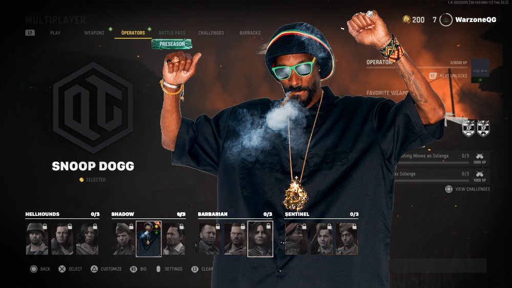 Call of Duty, Snoop Dogg