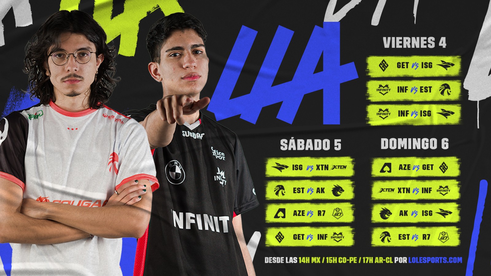 LLA Apertura 2022: Disfruta de 3 intensos días de competición de la Liga Latinoamericana de LOL