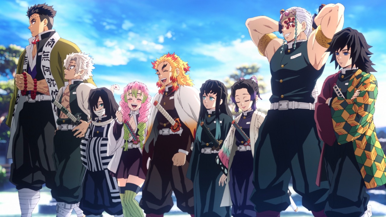 ¡Los 9 Pilares de Demon Slayer: Kimetsu no Yaiba ya están en el cielo!