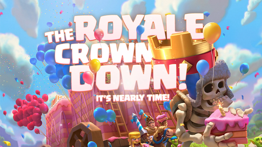 Celebra el 6º aniversario de Clash Royale con The Royale Crown Down el mayor evento de la comunidad Supercell