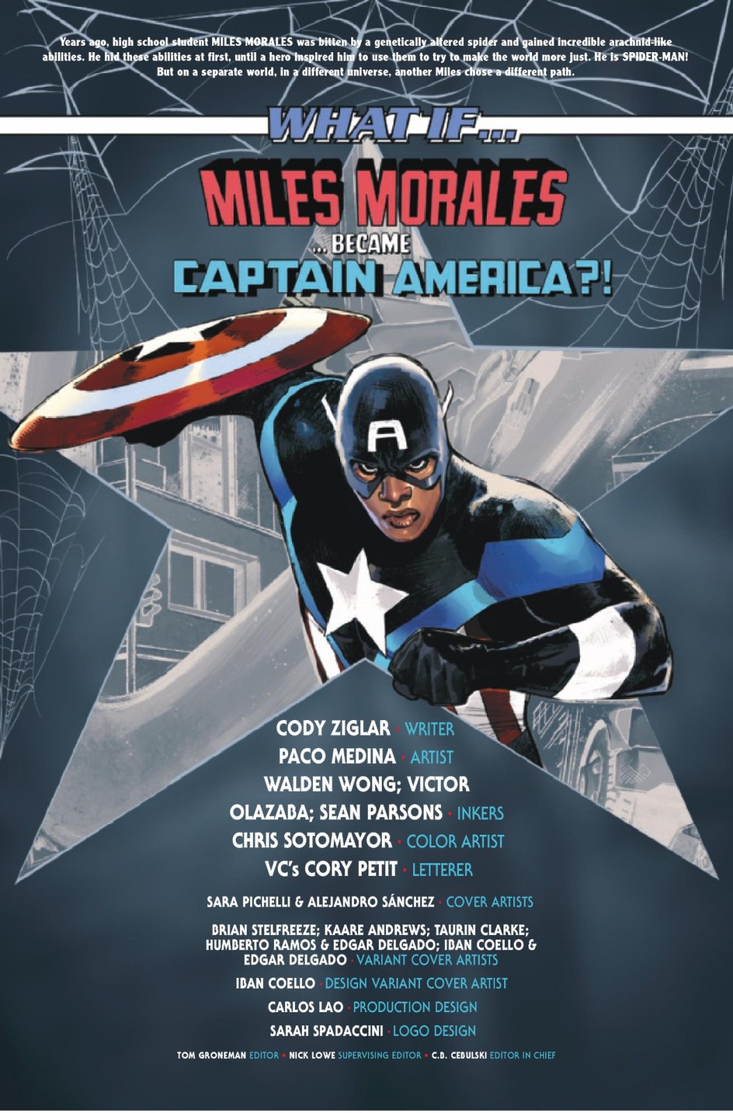Marvel's What If, Captain America, Miles Morales