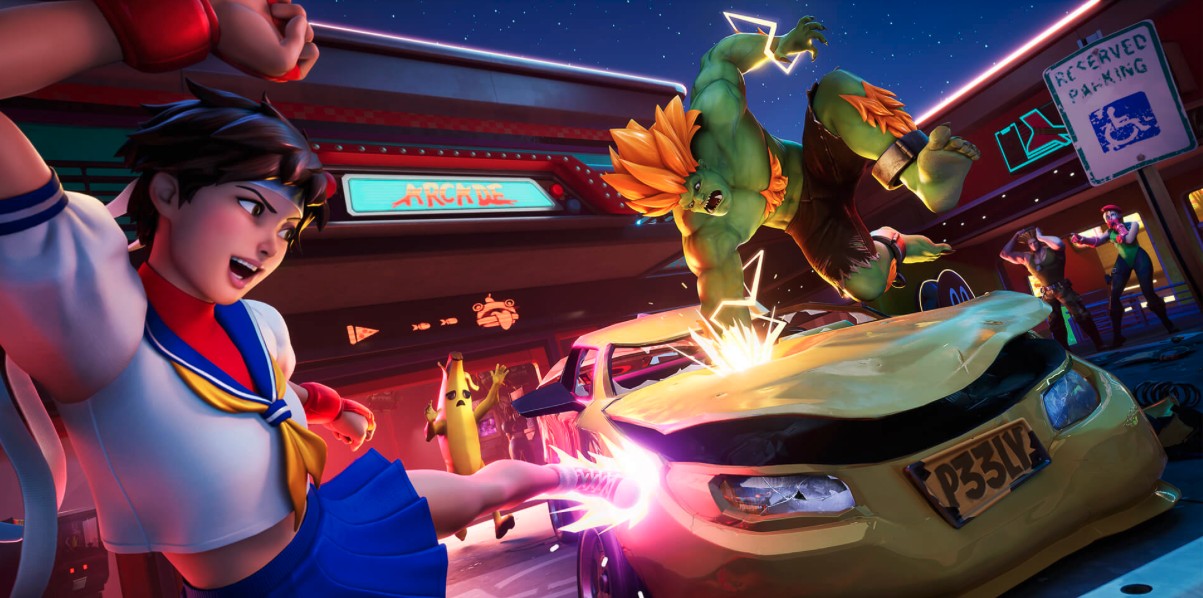 Blanka y Sakura llegan a Fortnite para celebrar los 35 años de Street Fighter