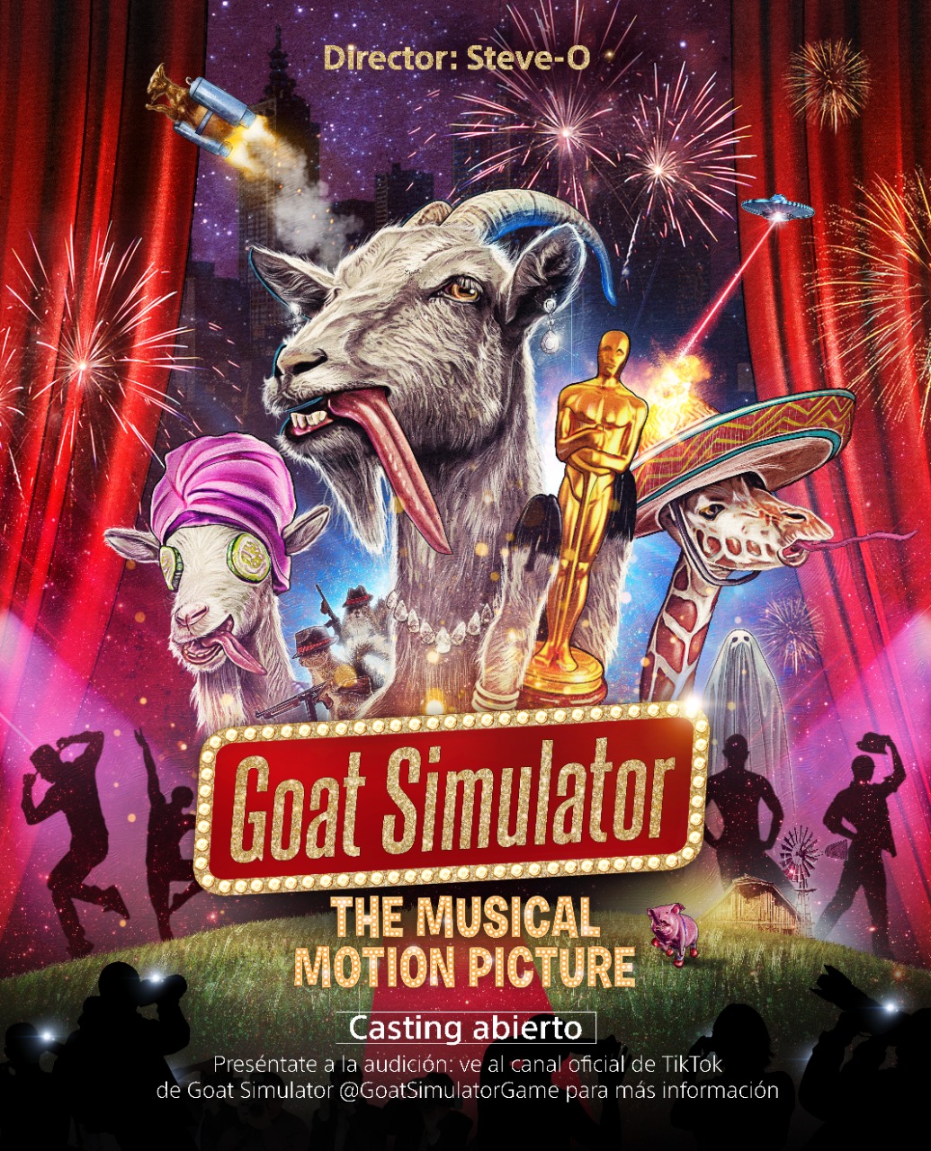 Steve-O dirigirá la película musical de Goat Simulator 1