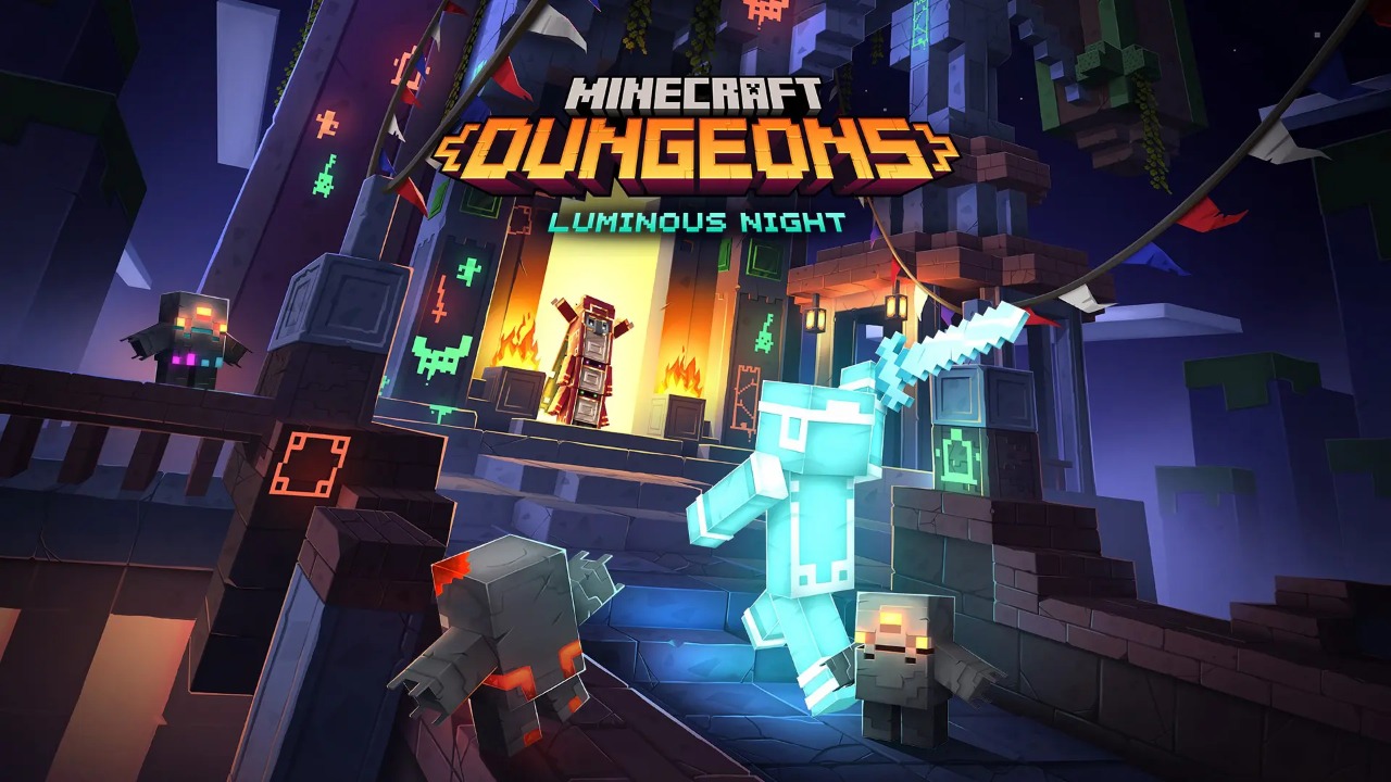 Minecraft Dungeons recibe el contenido Luminous Night