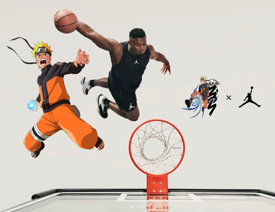 Naruto x Jordan: El basquetbolista, y otaku, Zion Williamson anuncia colaboración