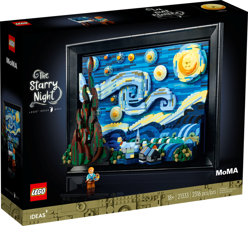 LEGO Ideas: La noche estrellada de Vincent Van Gogh ya es un set oficial, la preventa comienza el 25 de mayo 1