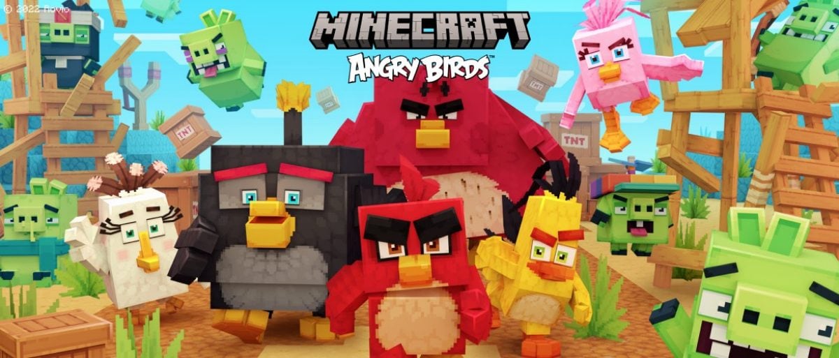 Minecraft x Angry Birds: Presenta tráiler del DLC