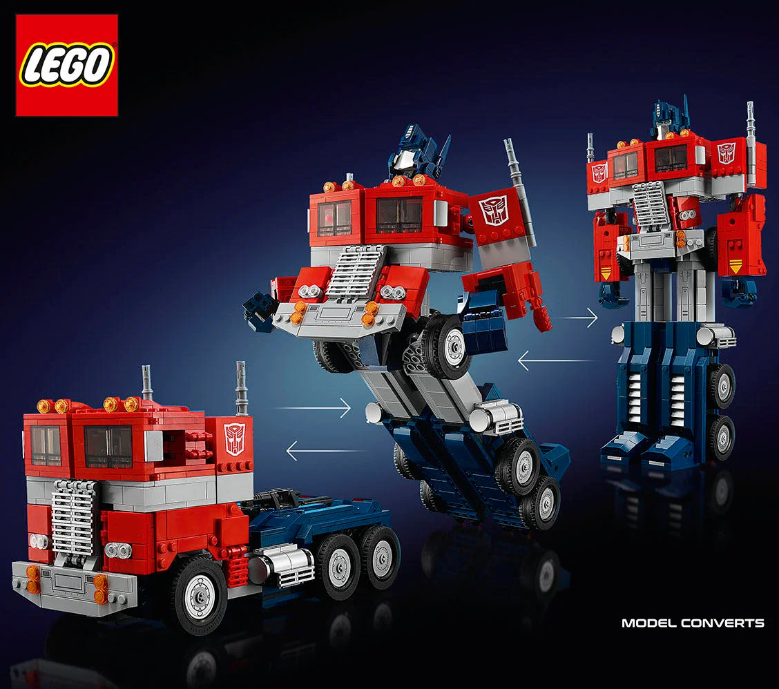 LEGO Transformers: Optimus Prime G1 llegará el 1 de junio. 2