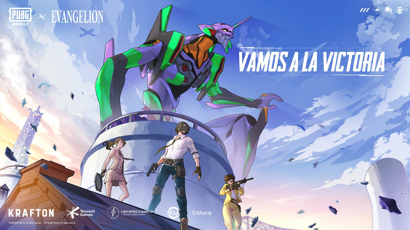 PUBG Mobile x Evangelion: El EVA-01 y un Angel llegan a los mapas de Erangel y Livik en un nuevo modo de juego