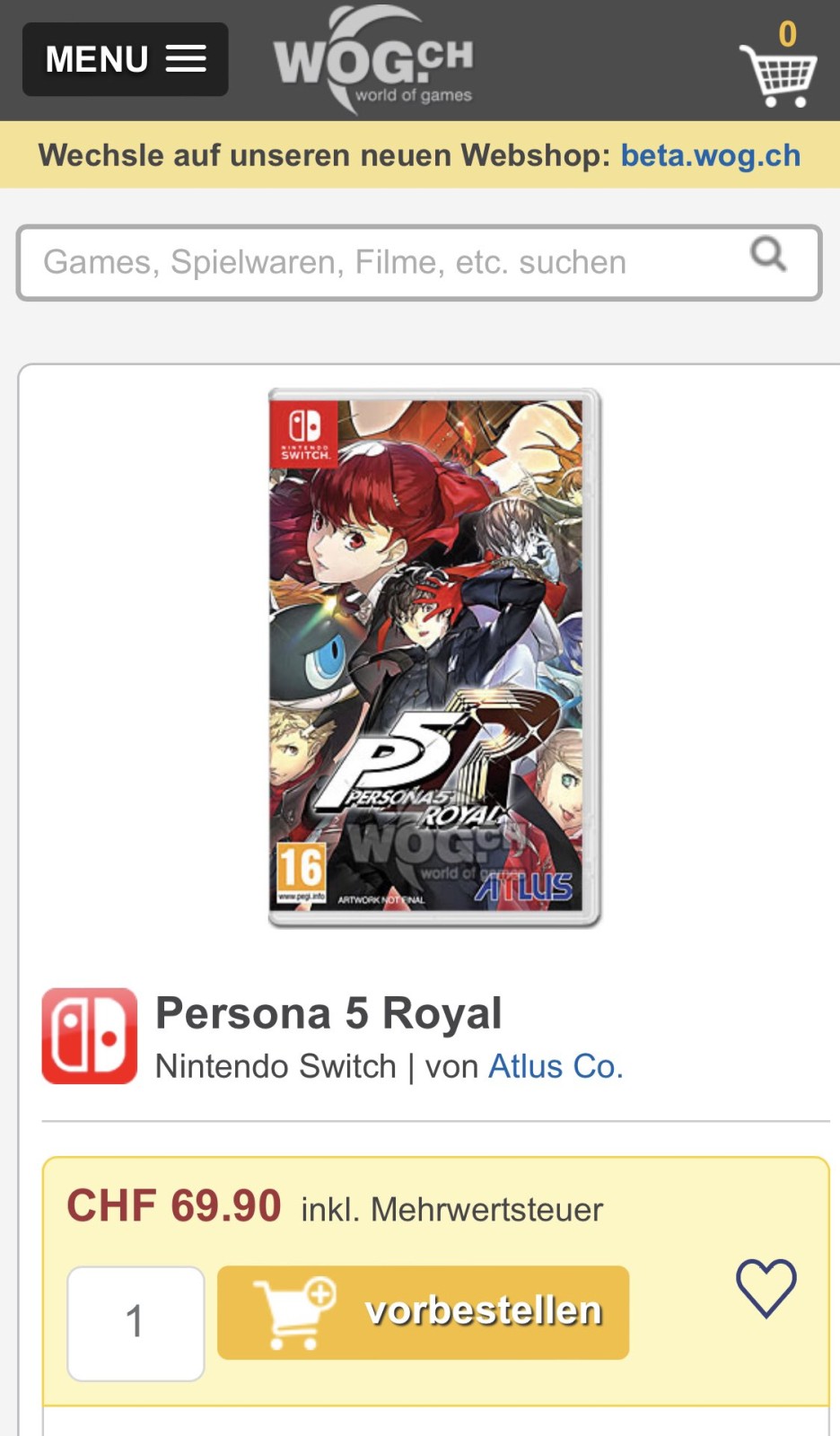 Rumor: ¡Se filtra Persona 5 Royal para Nintendo Switch! 1