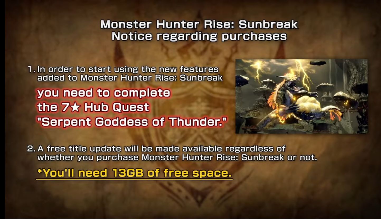 Capcom presenta novedades de Monster Hunter Rise: Sunbreak 1