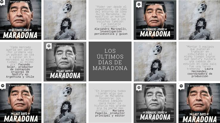 "Los últimos días de Maradona" es un podcast de nuestros tíos de Spotify Studios qué se presenta con una propuesta a voz del legendario Jorge Valdano para narrar cuales fueron las bases y puntos claves de los últimos años del "10" argentino en el fútbol y vida personal.