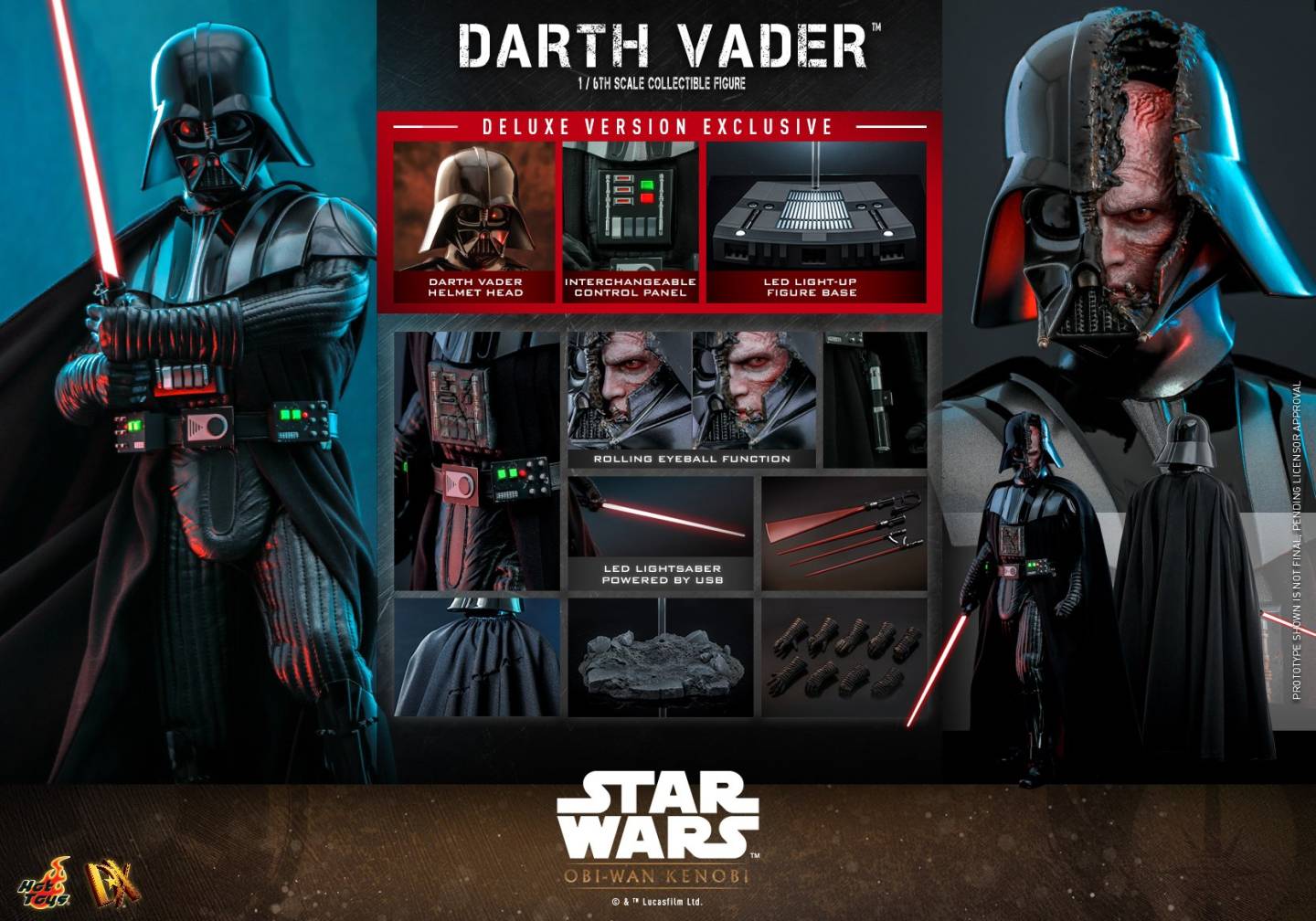 Hot Toys lanzará figura de Darth Vader versión Star Wars: Obi-Wan Kenobi 1