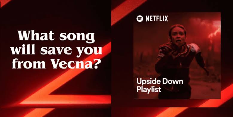 Spotify salva al mundo con la lista de reproducción Upside Down qué incluye las canciones que te salvarían de Vecna.