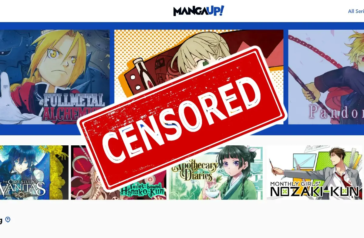 Square Enix lanza Manga Up! con censura de risa 3
