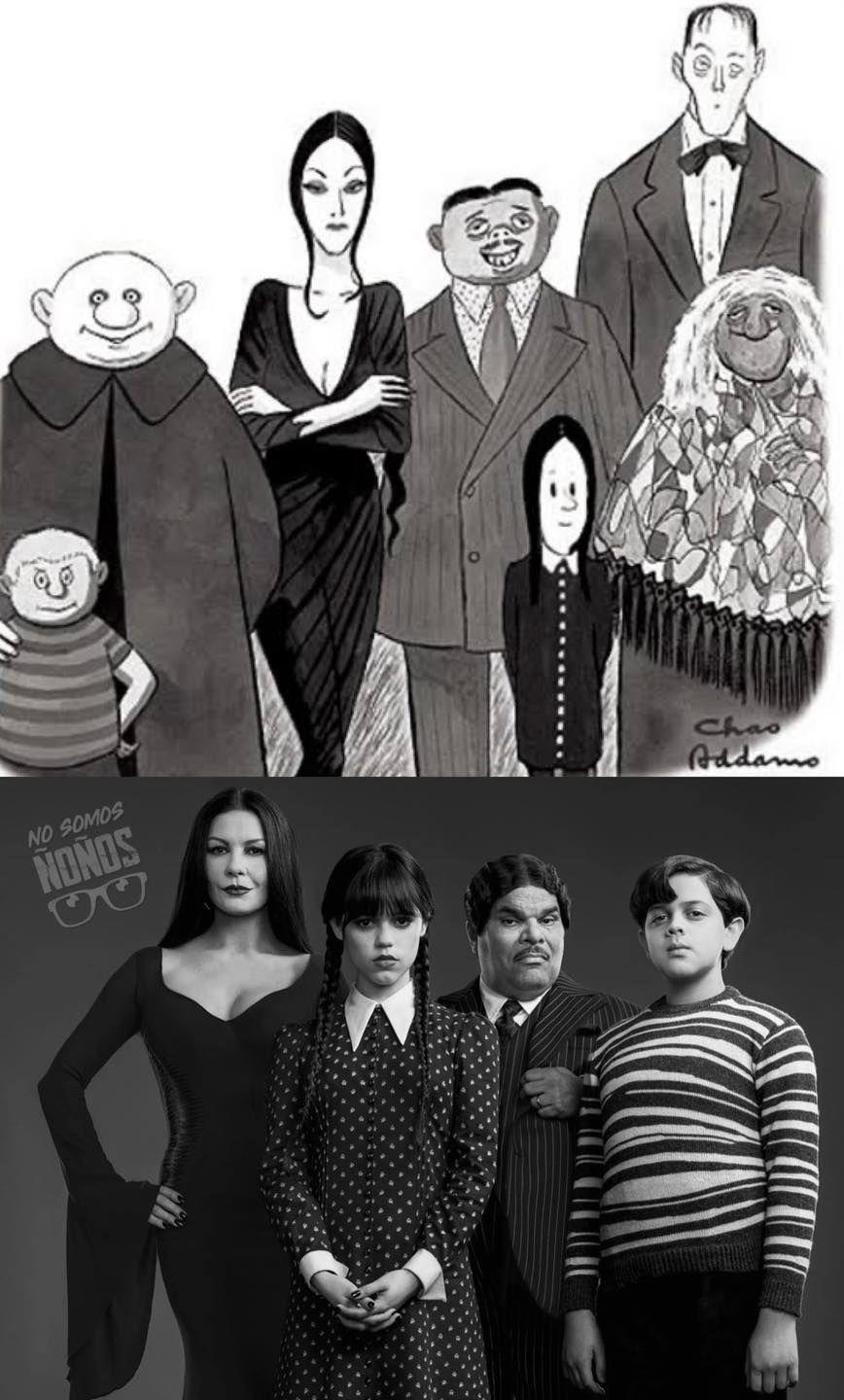 Wednesday, La Familia Addams, The Addams FAmily
