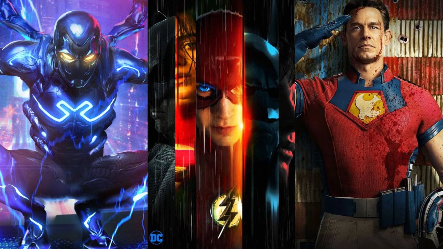 Peacemaker, The Flash, Blue Beetle